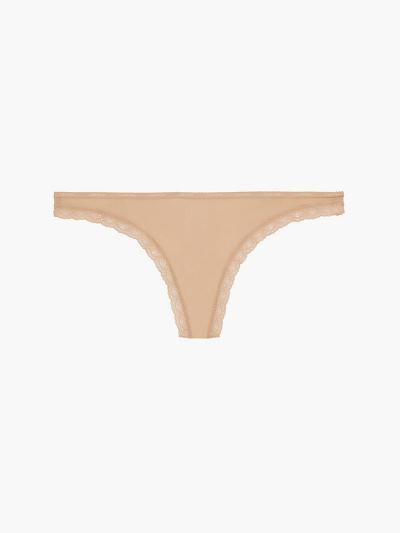 Calvin Klein Underwear HU859588 | Calvin Klein Bottoms Up Női Tanga Bézs